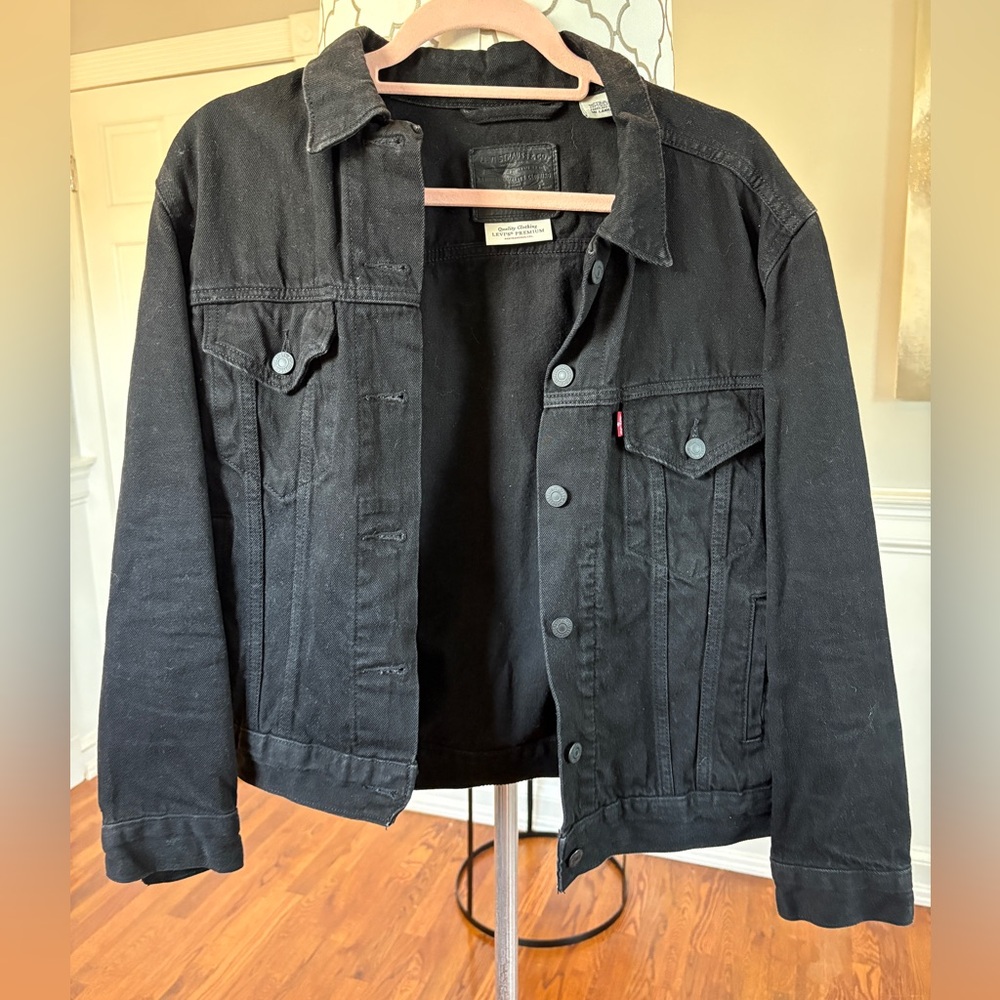 Black Levi Jean Jacket